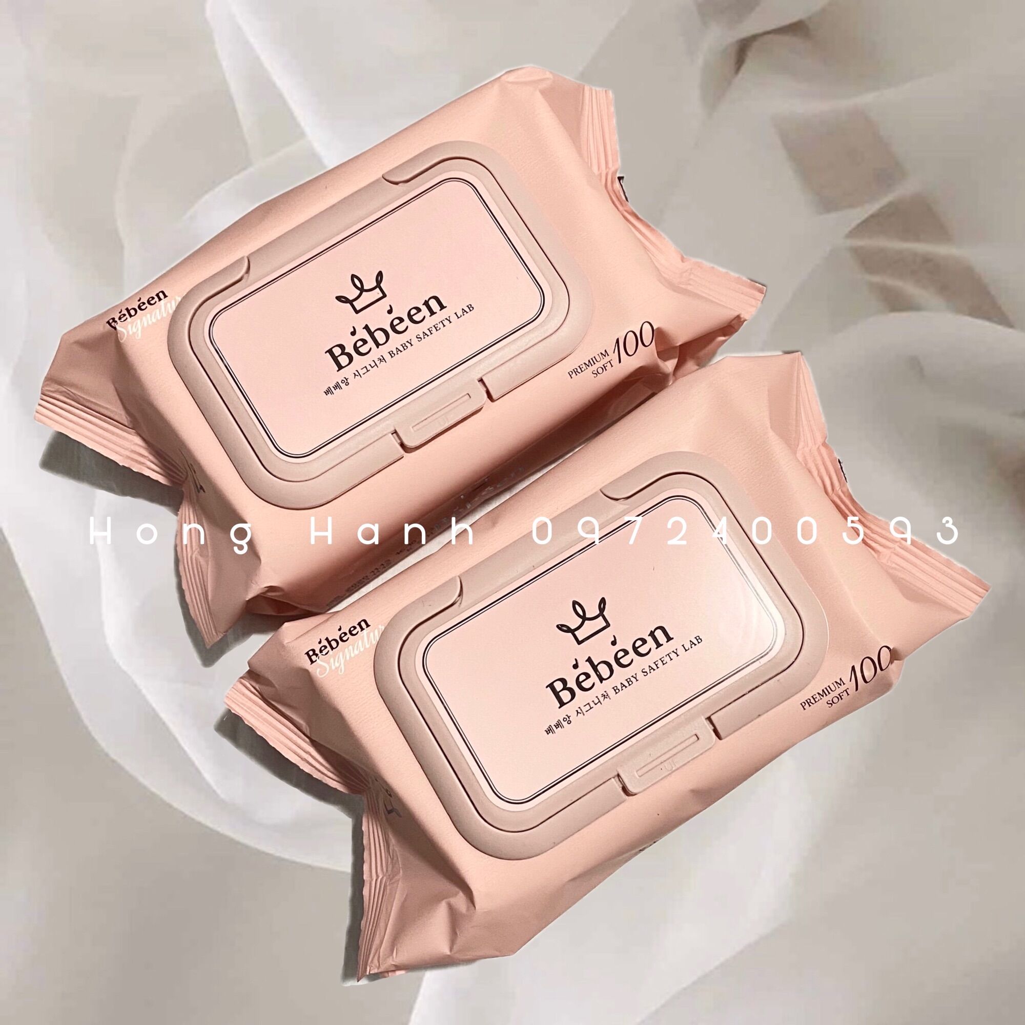(SỈ) COMBO 5 bịch Khăn ướt Hàn Quốc BEBEEN 100 tờ