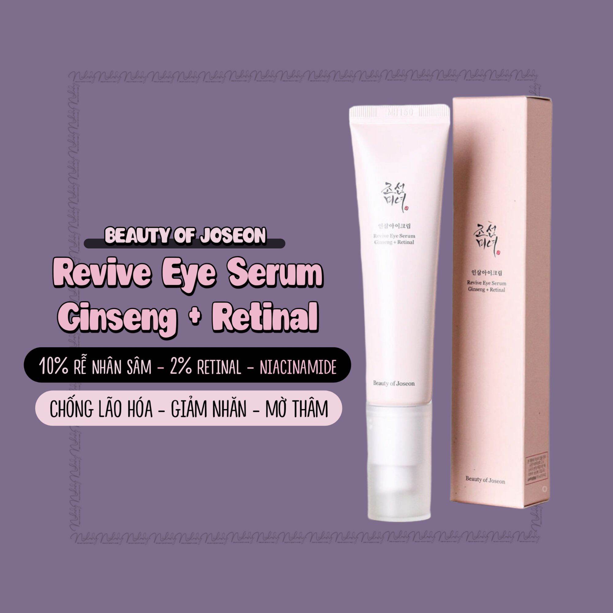 Dưỡng mắt Beauty Of Joseon Revive Eye Serum Ginseng + Retinal 30ml