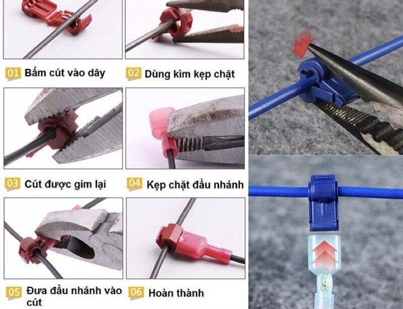 Cút Nối dây điện nhanh 1.0 - 2.5mm2