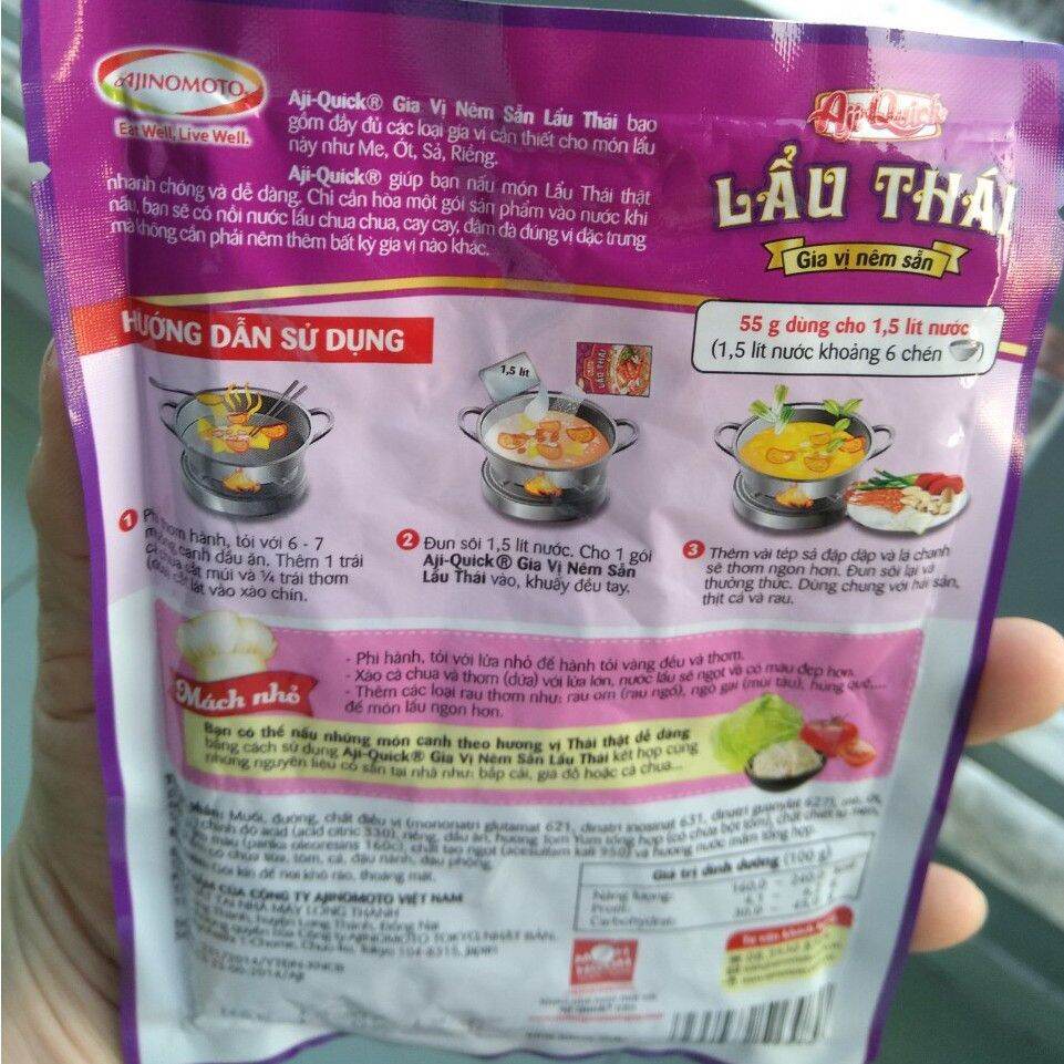 COMBO 5 GÓI Lẩu Thái Aji-Quick 55g