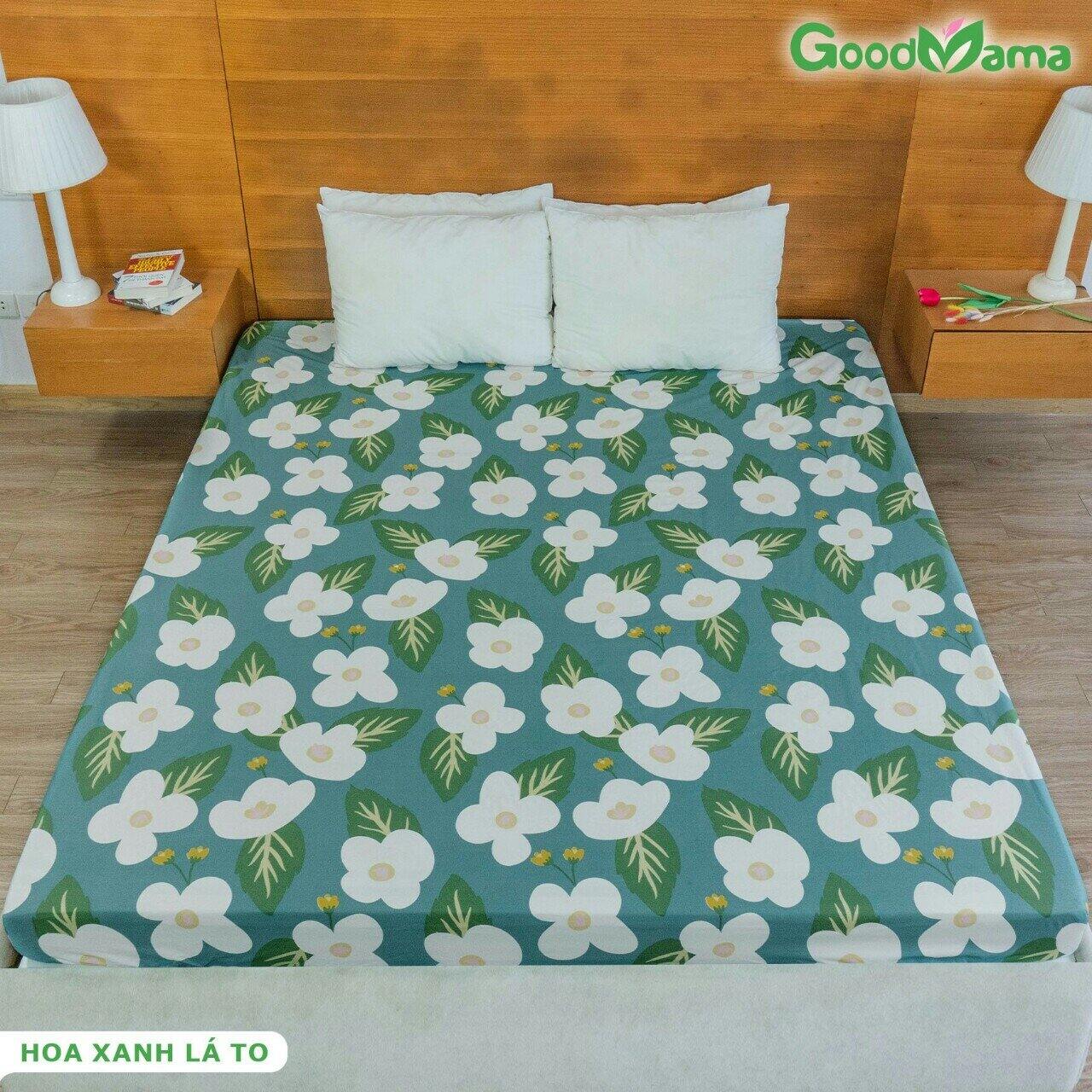 Ga chống thấm Goodmama 1m820cm +1 cặp vỏ gối+1 cặp vỏ gối ôm