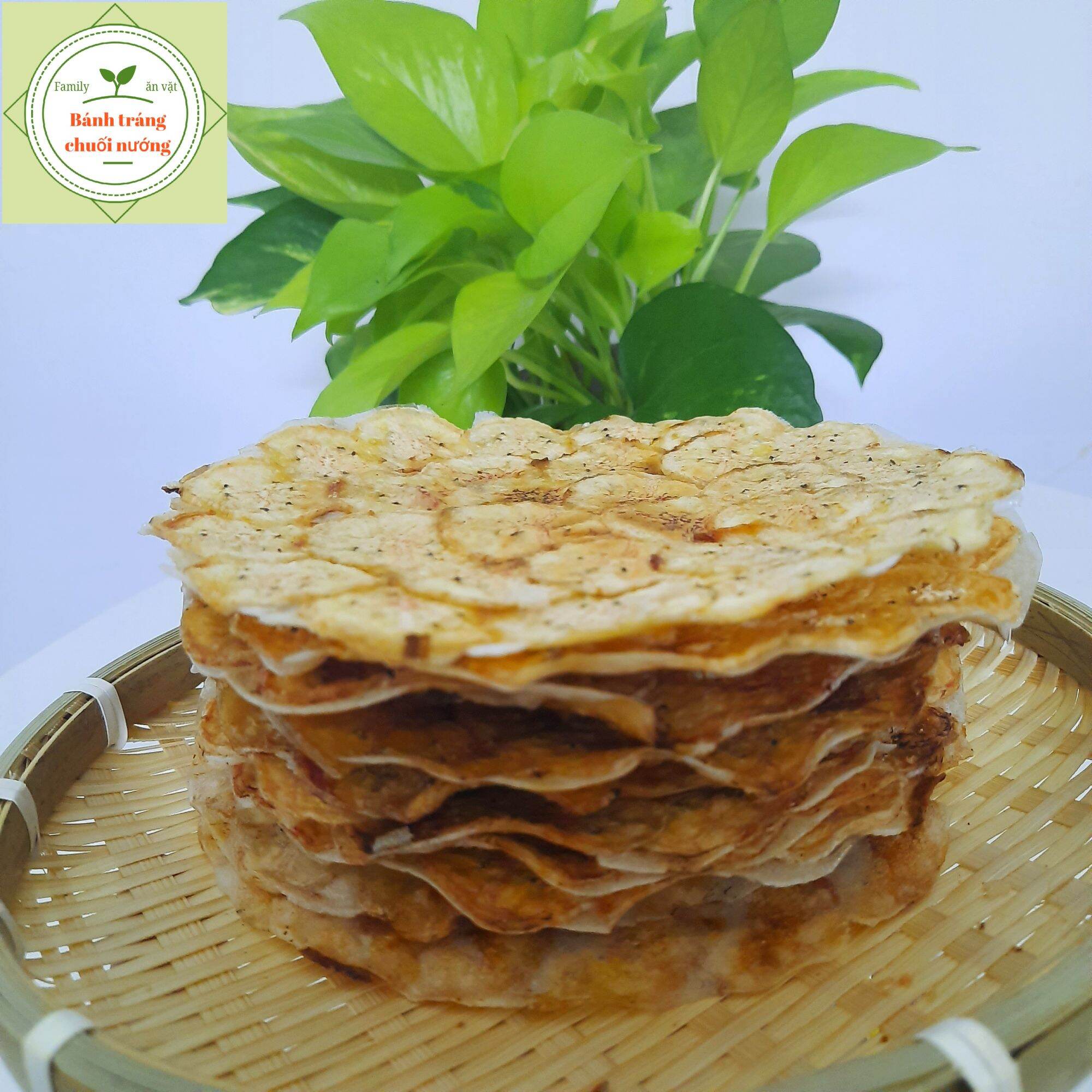 Bánh tráng chuối nướng - Giòn, dẻo, thơm (quen nhưng lạ)