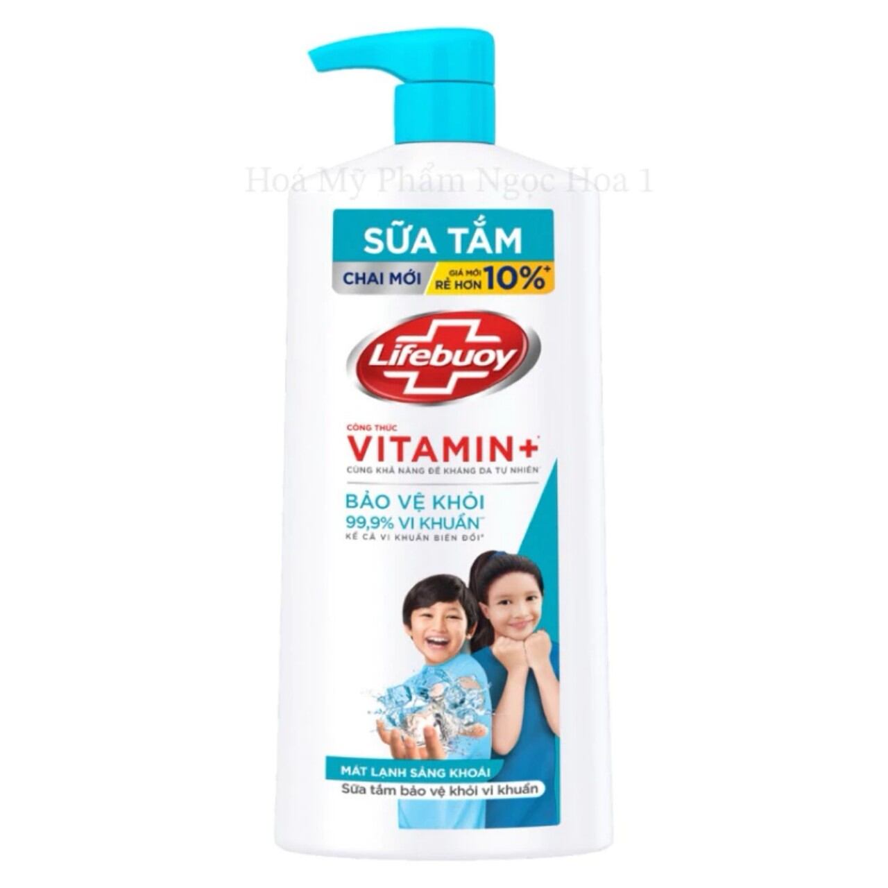 Milk Bath lifebuoy mint green 800g