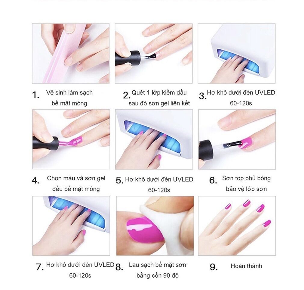 Sét very good nail mẫu gấu 2022 ( tặng kèm base, top, bảng màu )