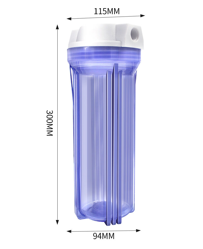 10-inch Trước置内扣式过滤瓶 家用净水器外壳 Pp棉滤芯 超滤原理 非直饮