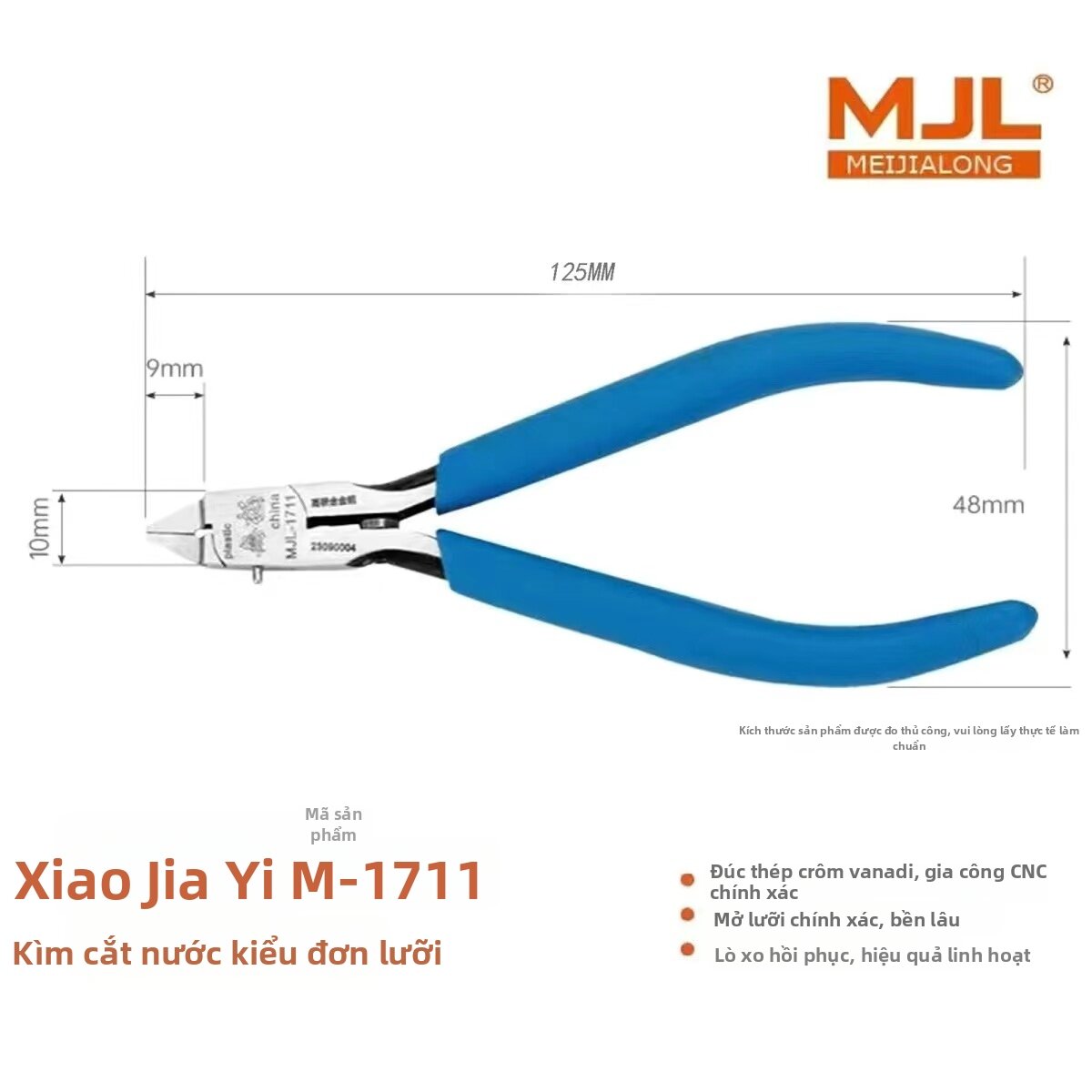BEAUTY KING DRAGON MJL | Kềm Đơn Lưỡi Cho Lắp Ráp Bộ Kit