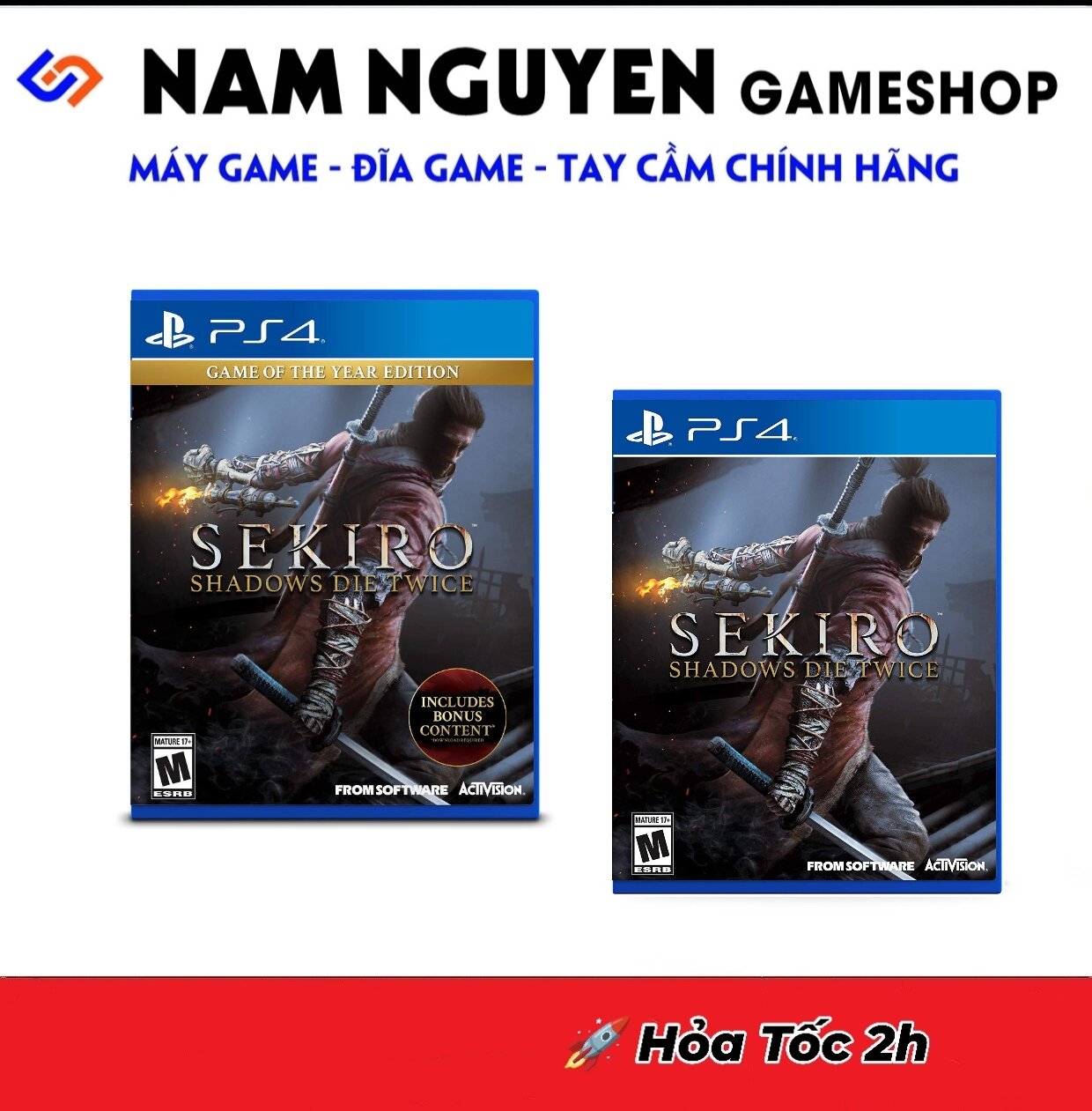 Ps4 Game Disc |   Sekiro Shadows Die Twice
