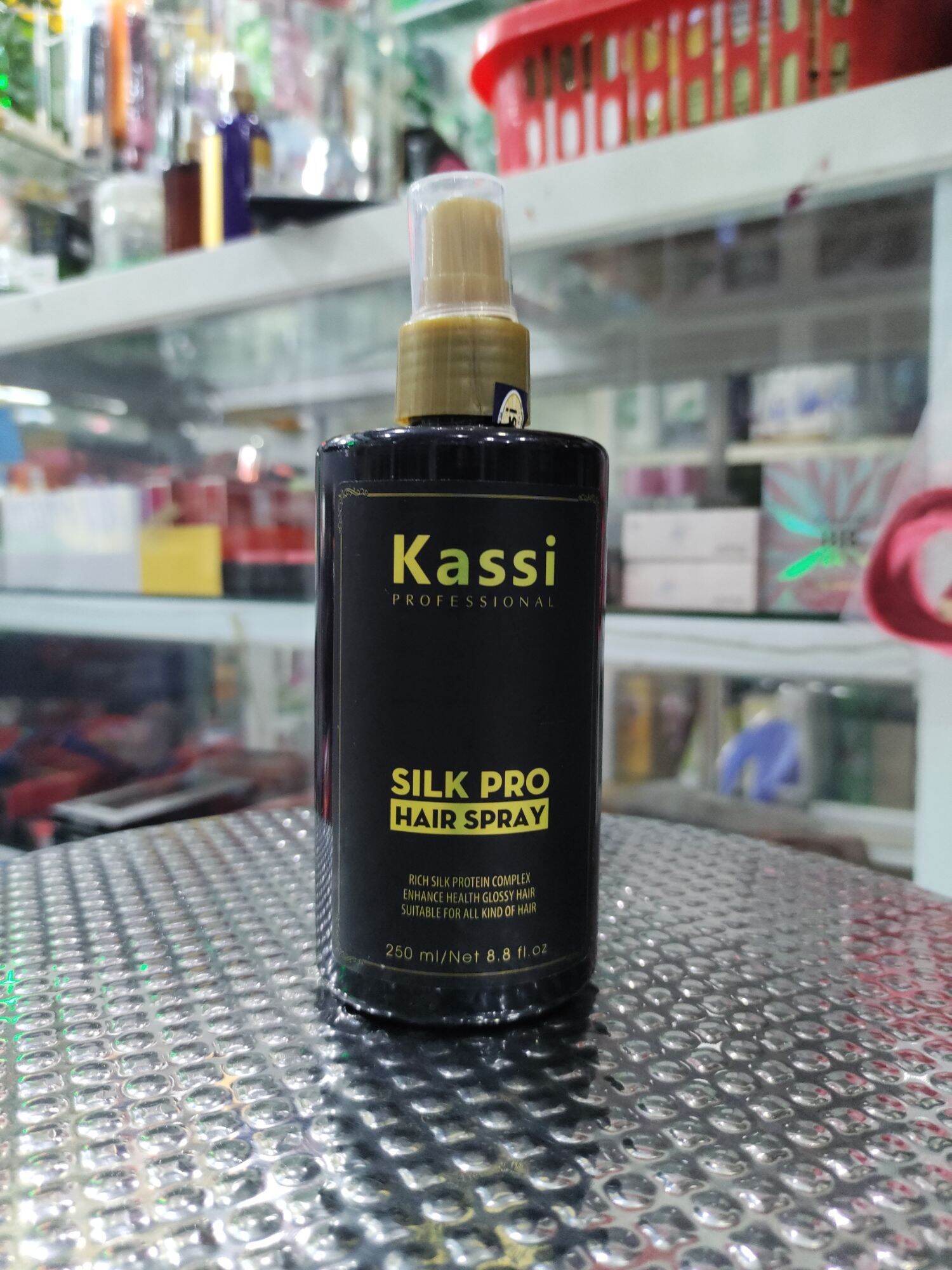 Sữa / Xịt dưỡng tóc Kassi 250ml Silk Pro Hair Spay