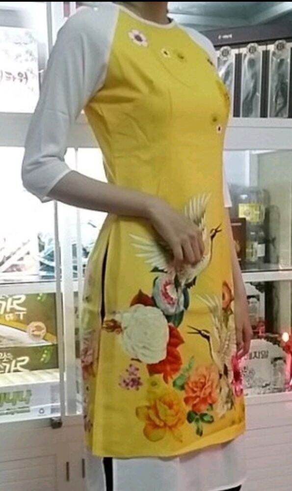 Áo dài cách tân 2 lớp Cao Cấp