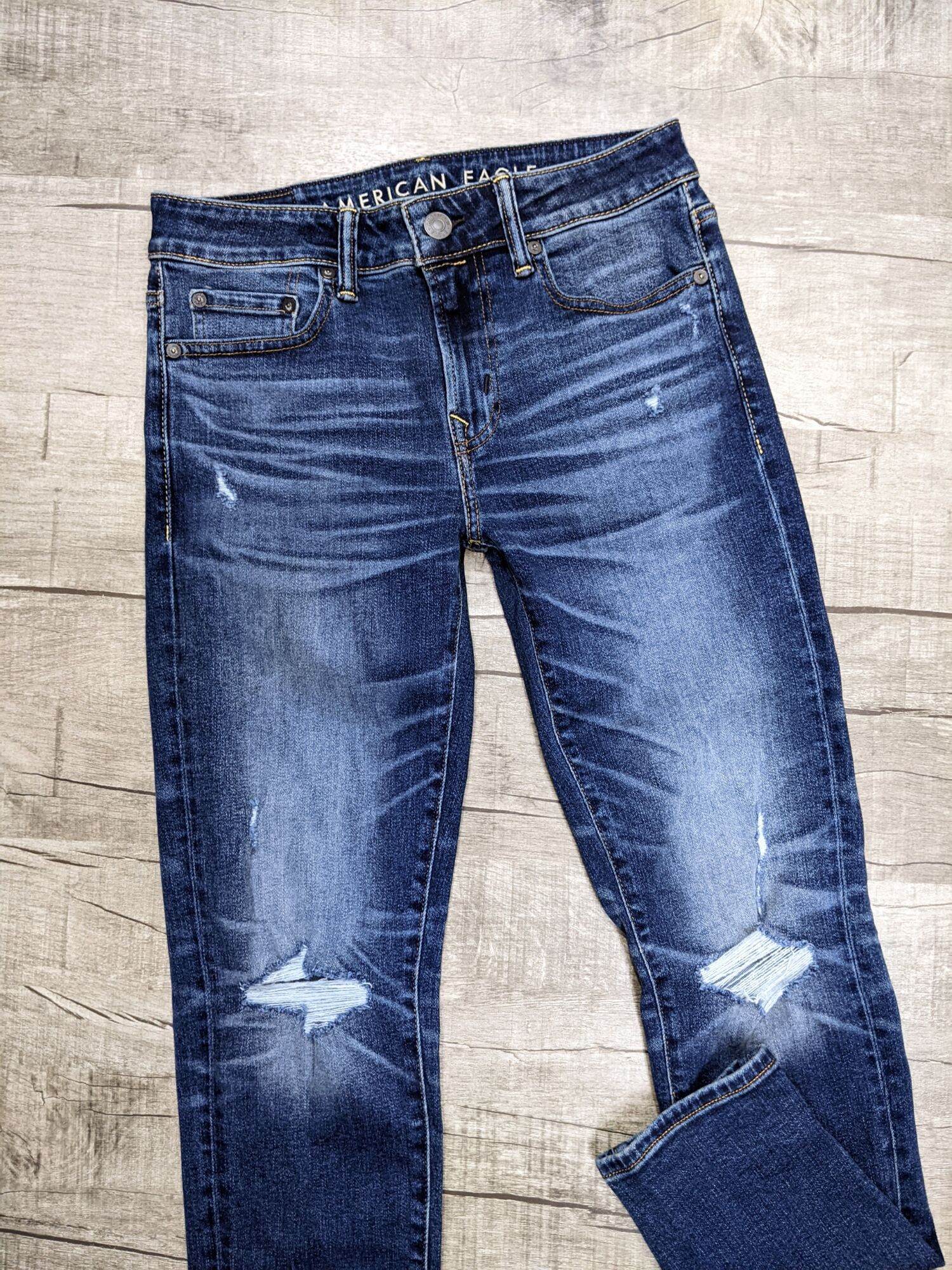 quần jean american authentic form gọn có giãn nhẹ
