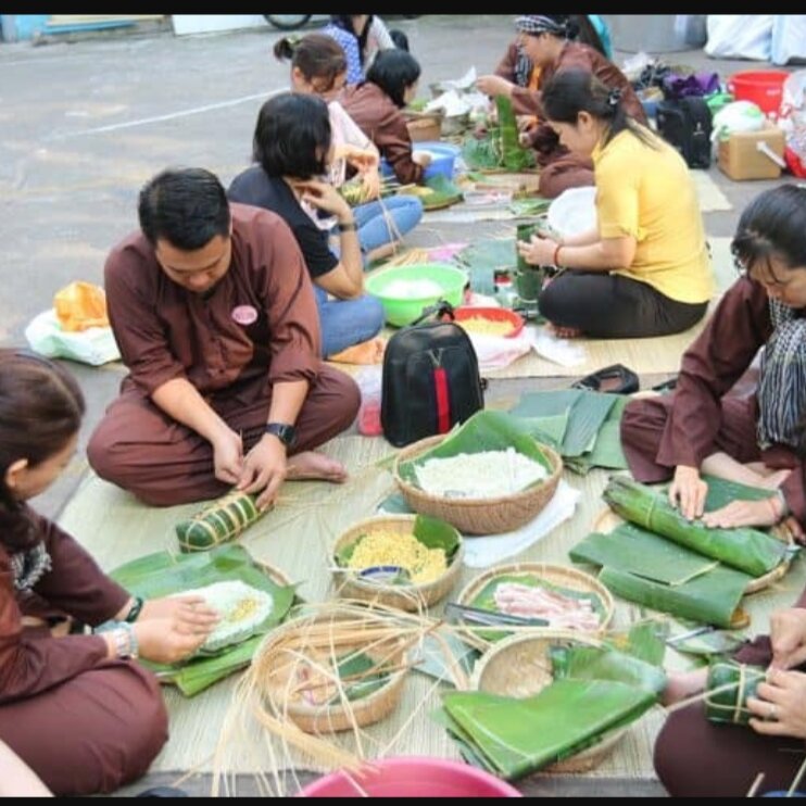 2 cây bánh tét không nhân (1_cay 1kg)