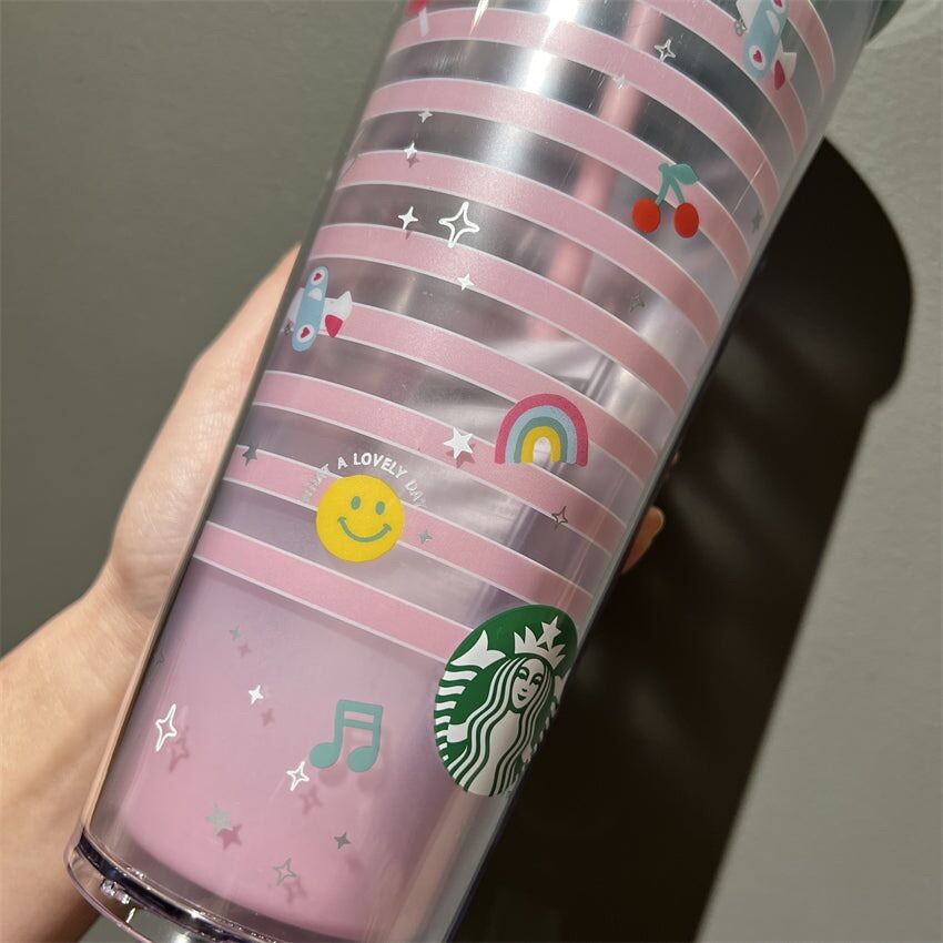 [STARBUCKS KOREA] - LY NHỰA KOREA VALENTINE 2022 COLD CUP 24OZ