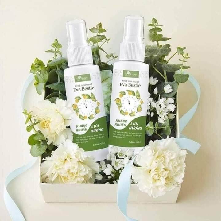 Xịt nước hoa vùng kín eva bestie I'm nature_lưu hương_kháng khuẩn