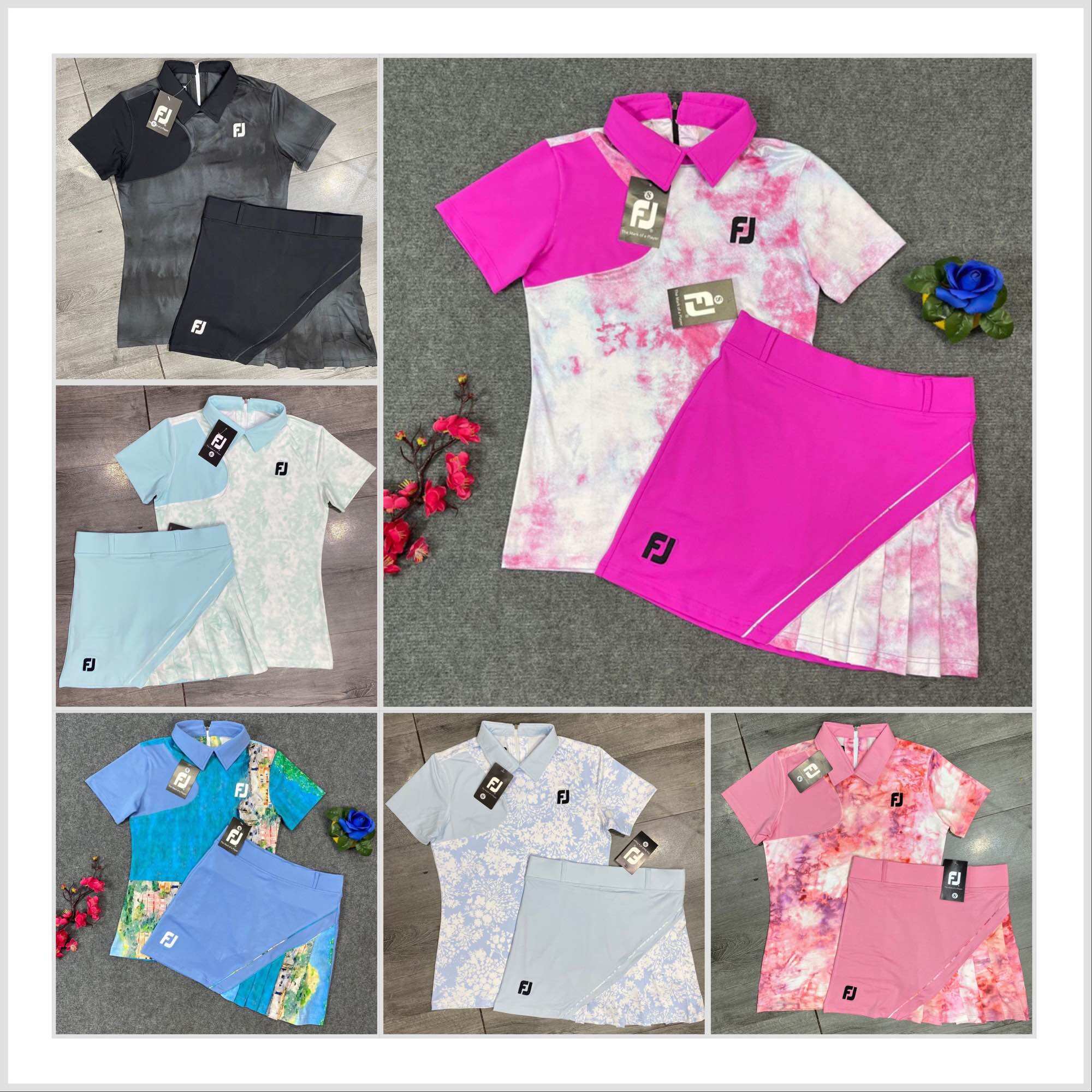 Sét áo và váy golf, tennis nữ siêu xinh ạ, chất đẹp phom đẹp nhé các chị