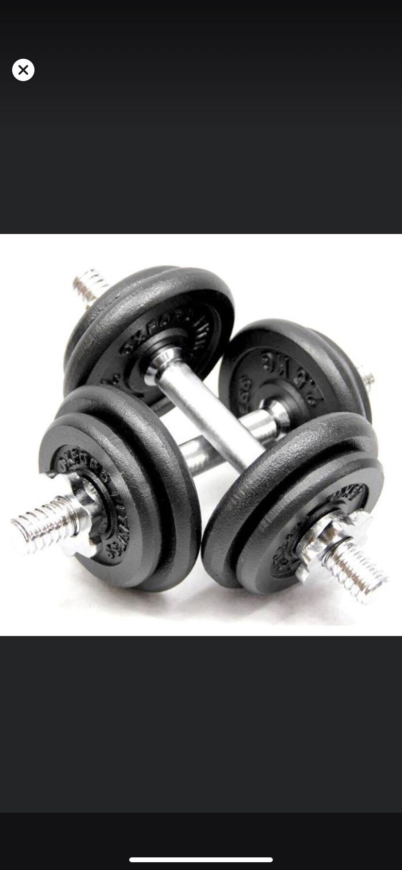 Bộ 2 Đòn Tạ Tay - 24kg