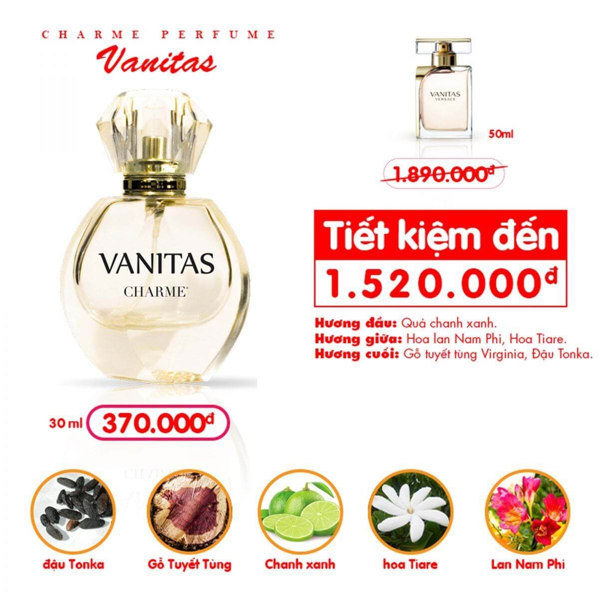 [HCM]nước hoa nữ vanitas 30ml