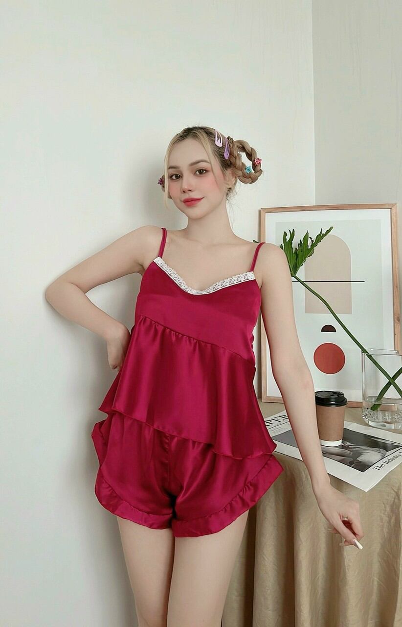 Đồ ngủ dànhcho chị em Size 40/60kg lụa satin