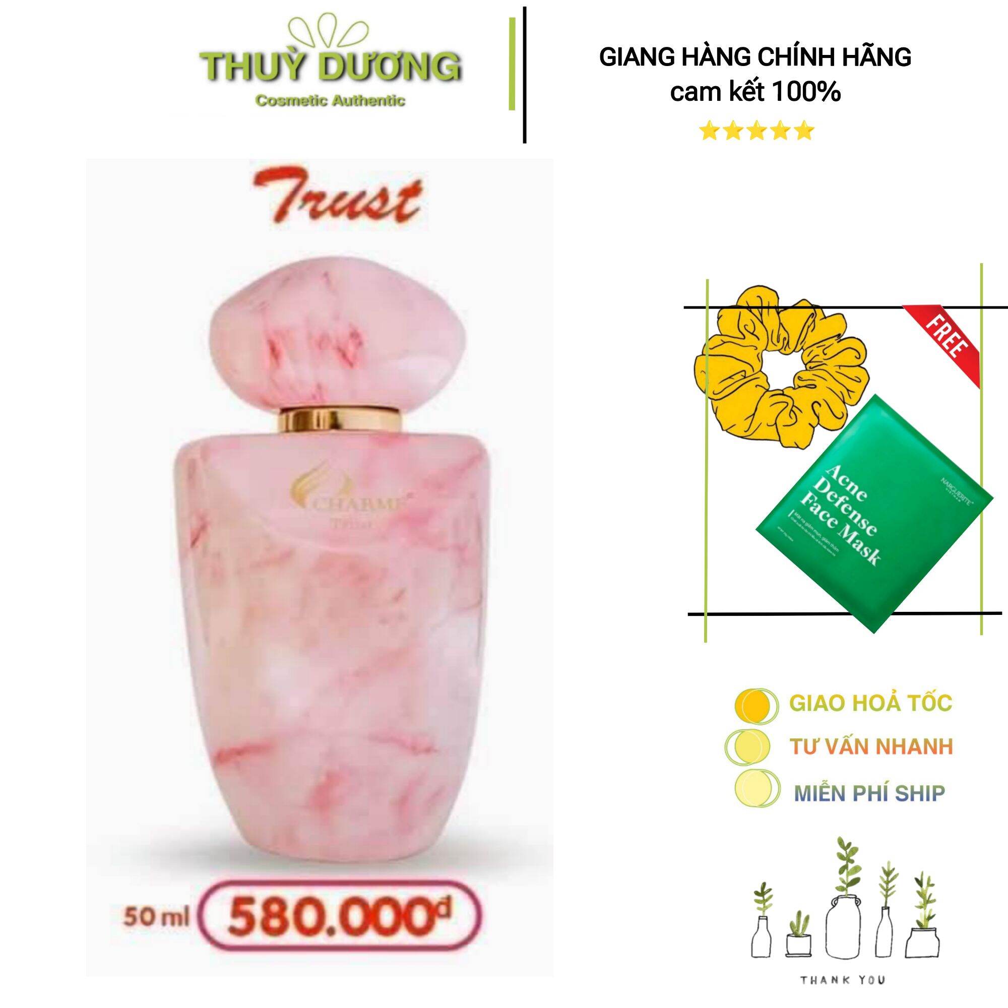 Nước hoa nữ trust thơm ngọt ngào khó cưỡng 50ml
