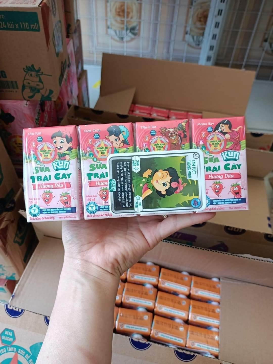 Sữa kun Trái cây 4 vị
