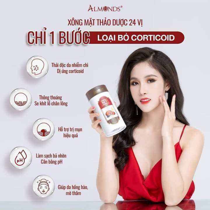 XÔNG MẶT 24 VỊ ALMONDS