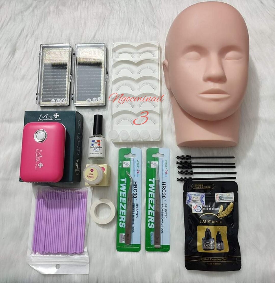 Combo đồ nối mi cơ bản cho học viên