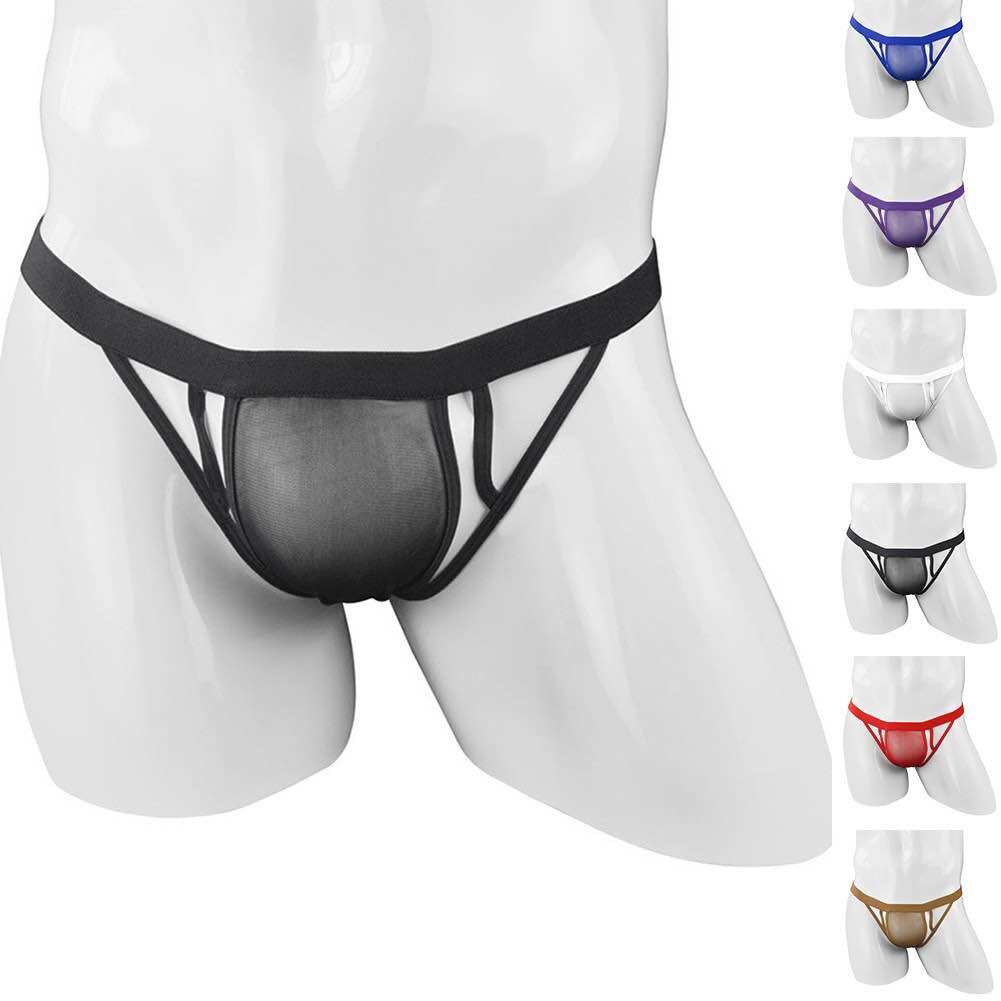Quần lót nam Jockstrap thun màu trắng cở size L