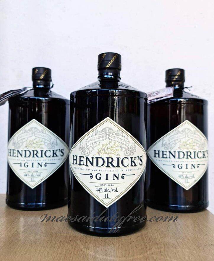 Vỏ chai ruợu ngoại thủy tinh Henrick xuất xứ Scotland dung tích 700ml.Chai Rỗng Không Có Chất Lỏng Bên Trong.