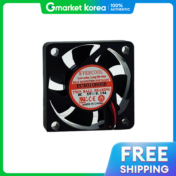 Evercool 40mm Case Fan Cooler 2-Pin 10t Ec4010H05B-2P 40mm Cooler Pc System Cooler Giá 653,250 Đồng*Miễn phí vận chuyển