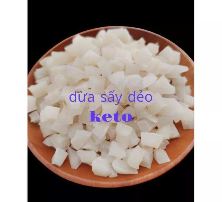 Dừa dẻo nguyên vị keto 80k/500g