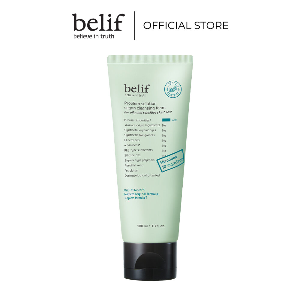 [belif Official] Sữa rửa mặt ngăn ngừa mụn Belif Problem Solution Cleansing Foam 100 ml