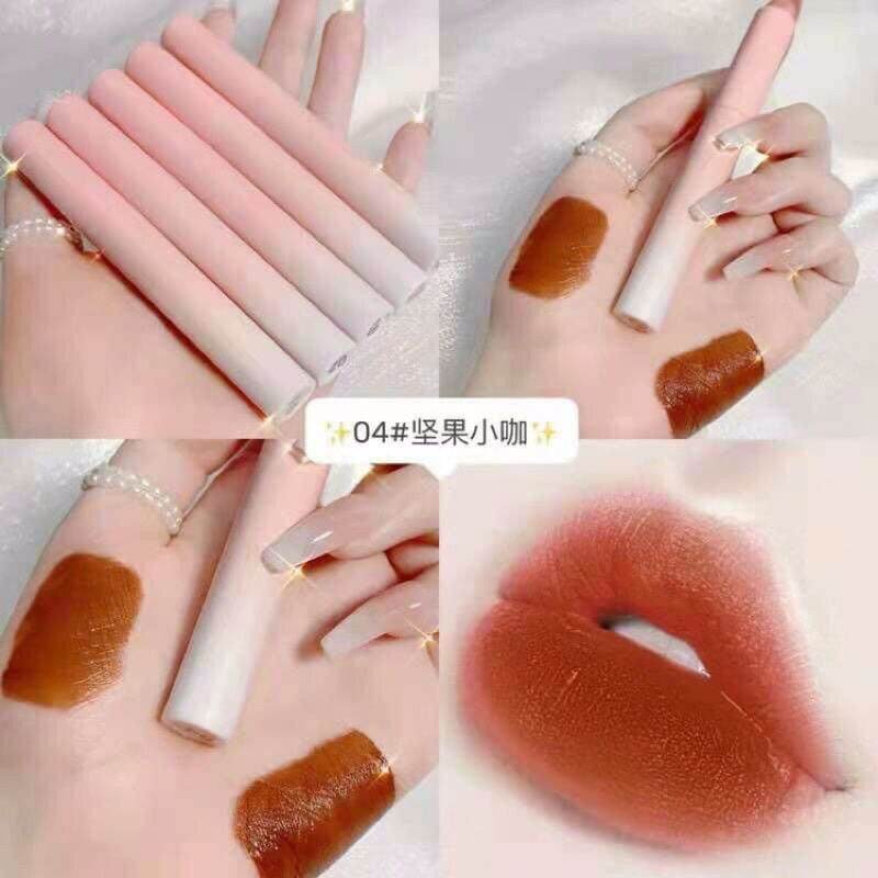 SET 5 CÂY SON KEM LÌ LEEDUU PIG AUTH NỘI ĐỊA