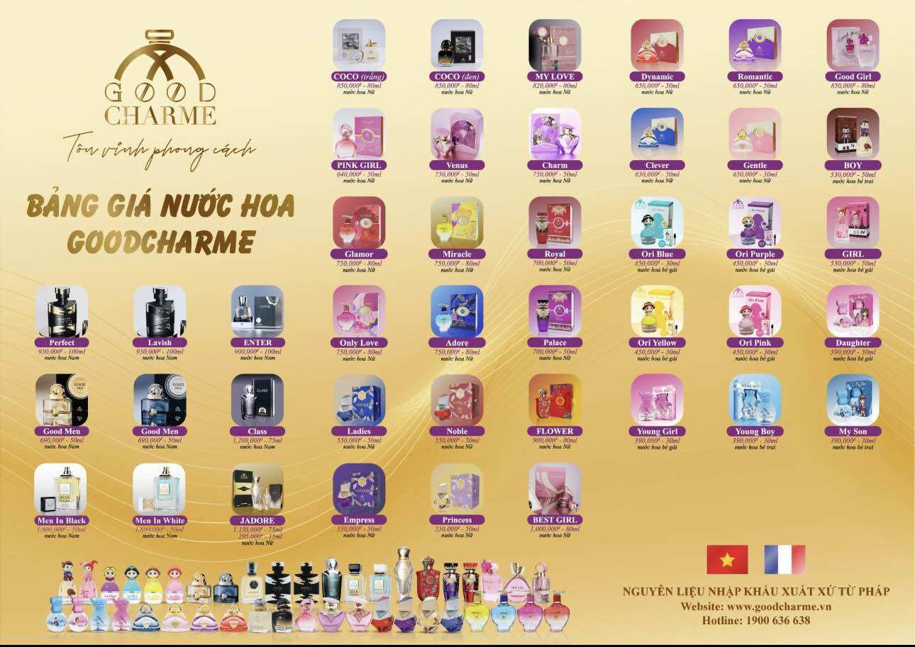 Ống test nước hoa 3ml mùi mới Dynamic - Romantic - Gentle- Clever
