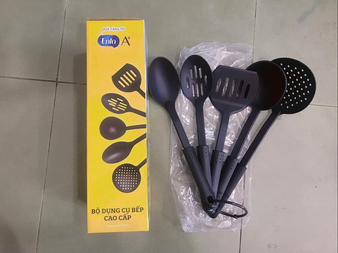 Bộ dụng cụ nhà bếp 5 món cao cấp - hkm từ enfa
