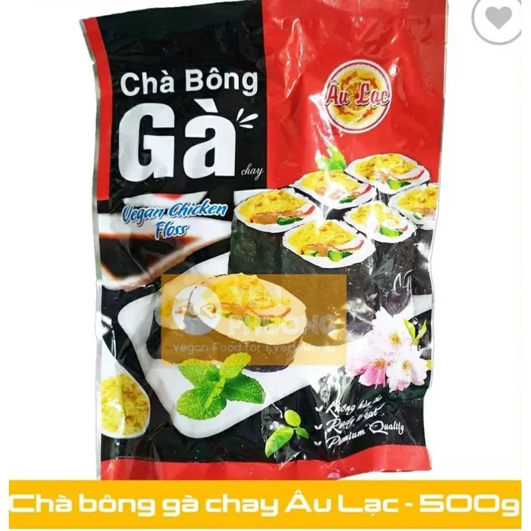 Chà bông gà chay âu lạc túi 500g