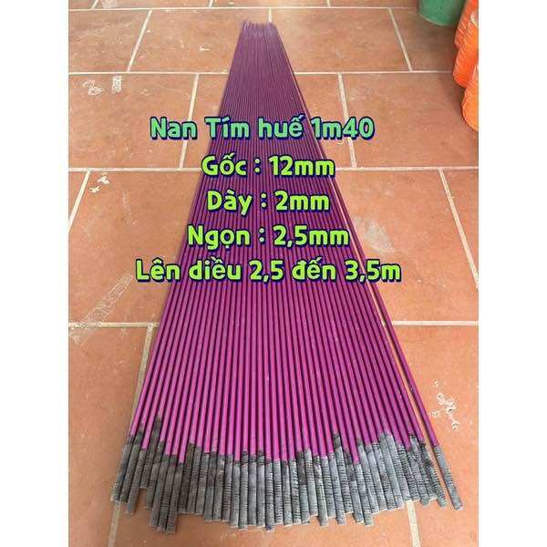 Combo 4 nan cacbon làm diều- ngọn cần câu- siêu dẻo