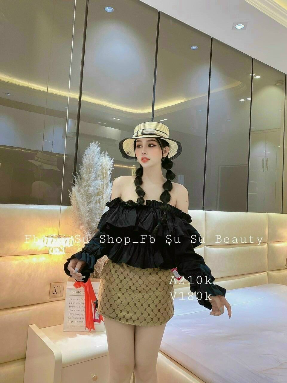ÁO KIỂU TAY VOAN TRỄ VAI