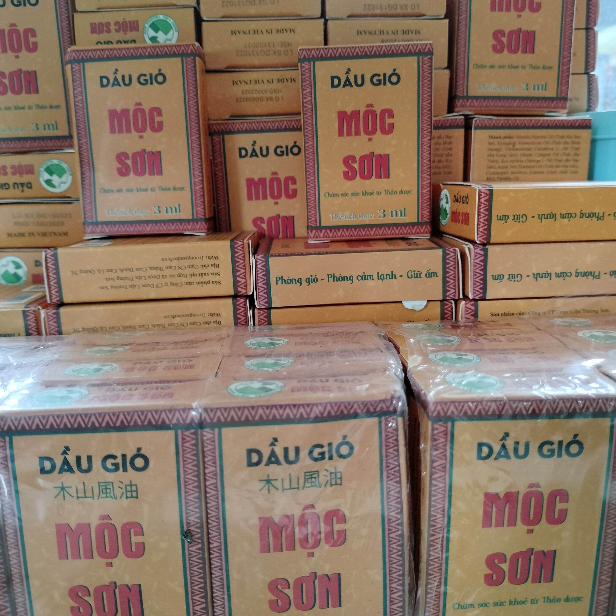 Dầu gió mộc sơn 3ml