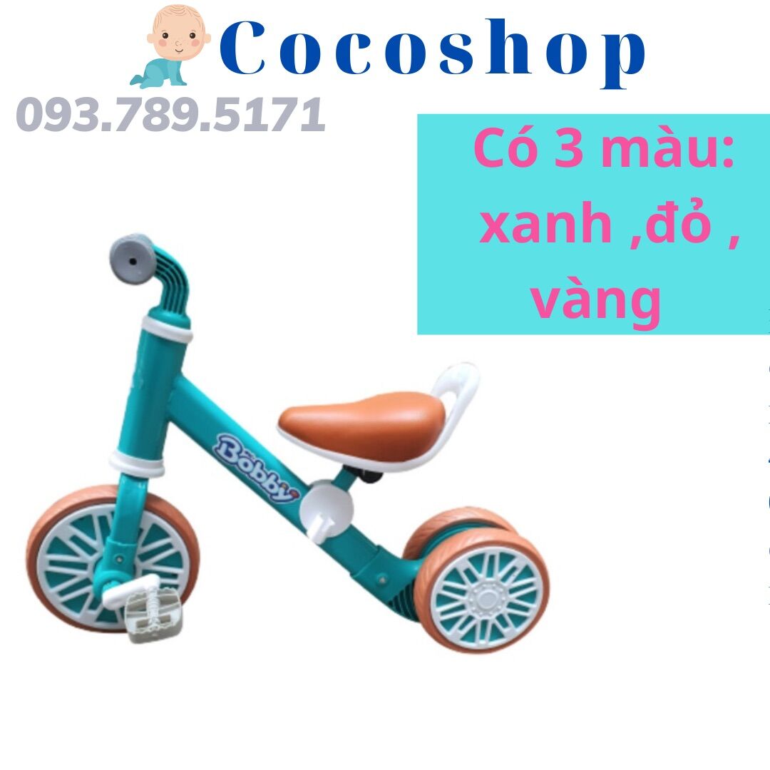 Xe Chòi chân 3 bánh có bàn đạp