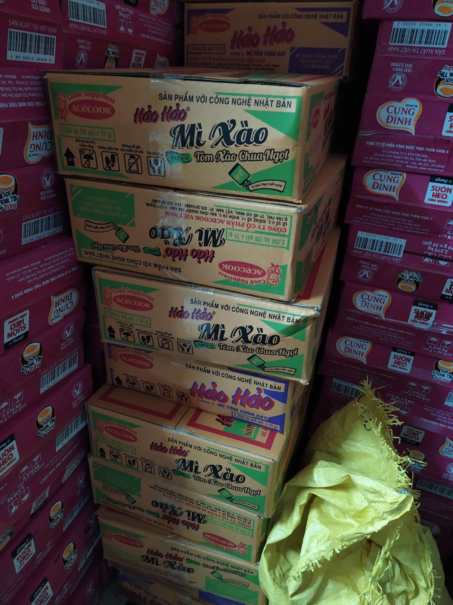 Thùng mì xào hảo hảo 30gói x 75g