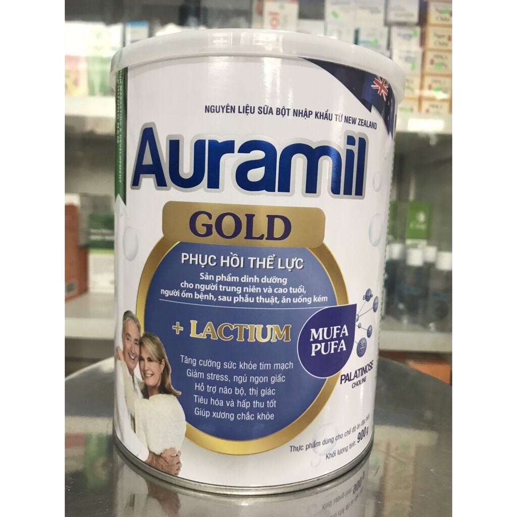 Sữa bột Auramil Gold 900g phục hồi sức khoẻ- Ibox bs miễn phí ship