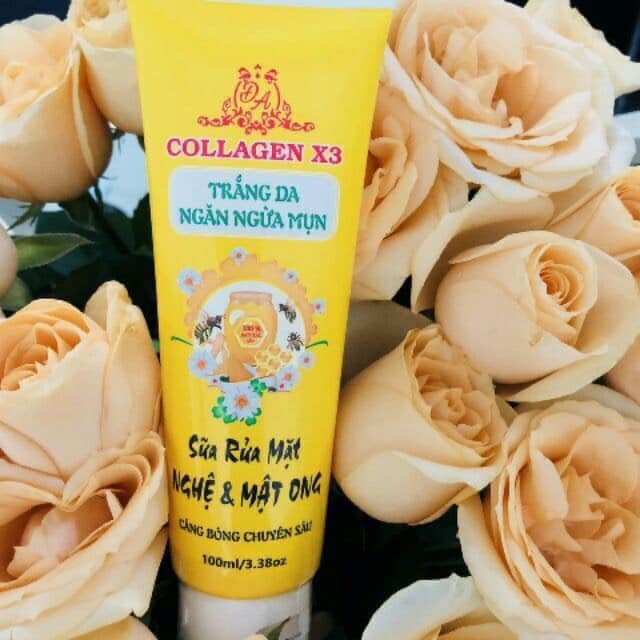 Sữa Rửa Mặt Collagen X3 Đông Anh – Làm sạch sâu, ngừa mụn, mờ thâm, tái tạo da – Tuýp 100 ml