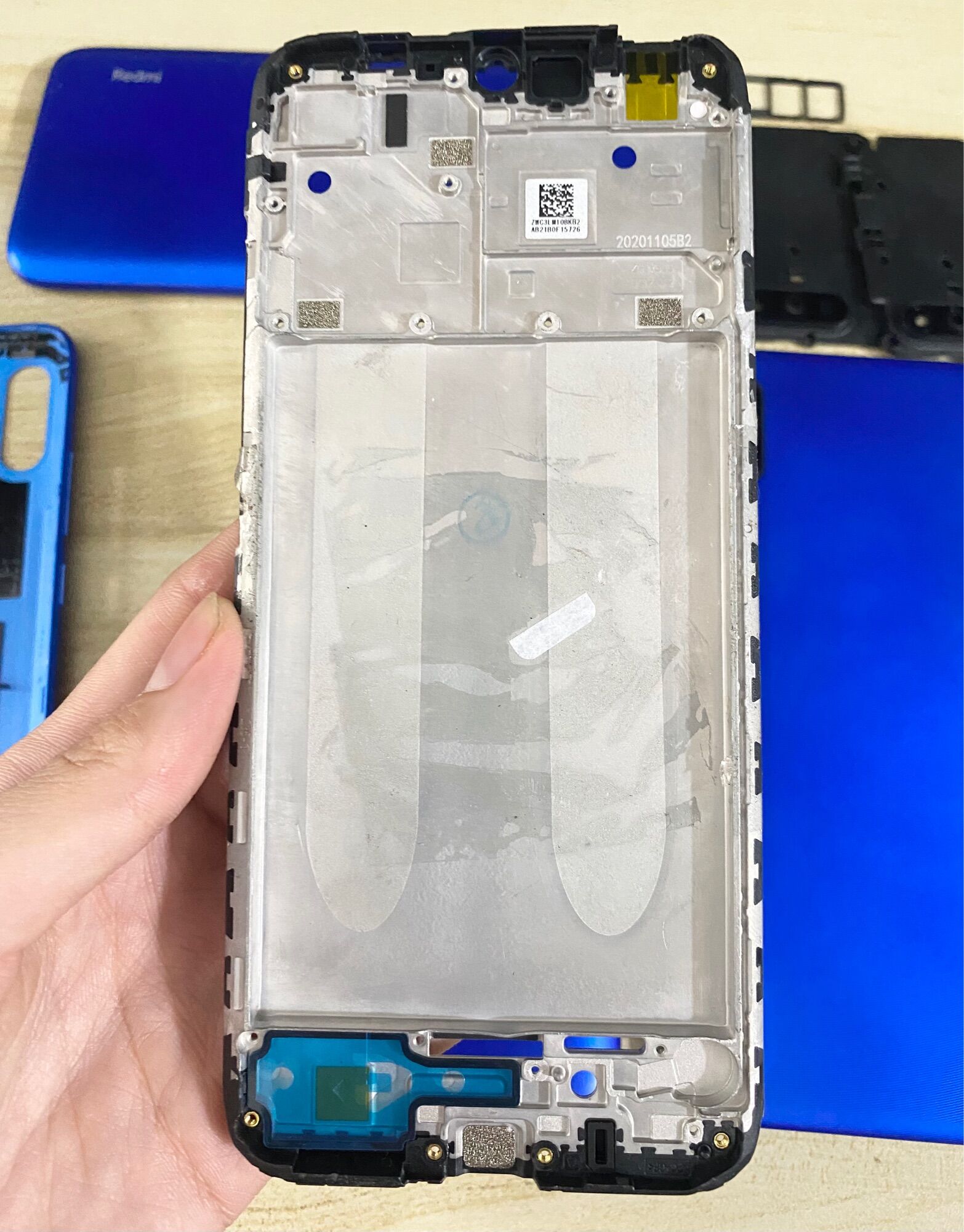 Bộ vỏ sườn xiaomi redmi 9a zin hàng cao cấp.