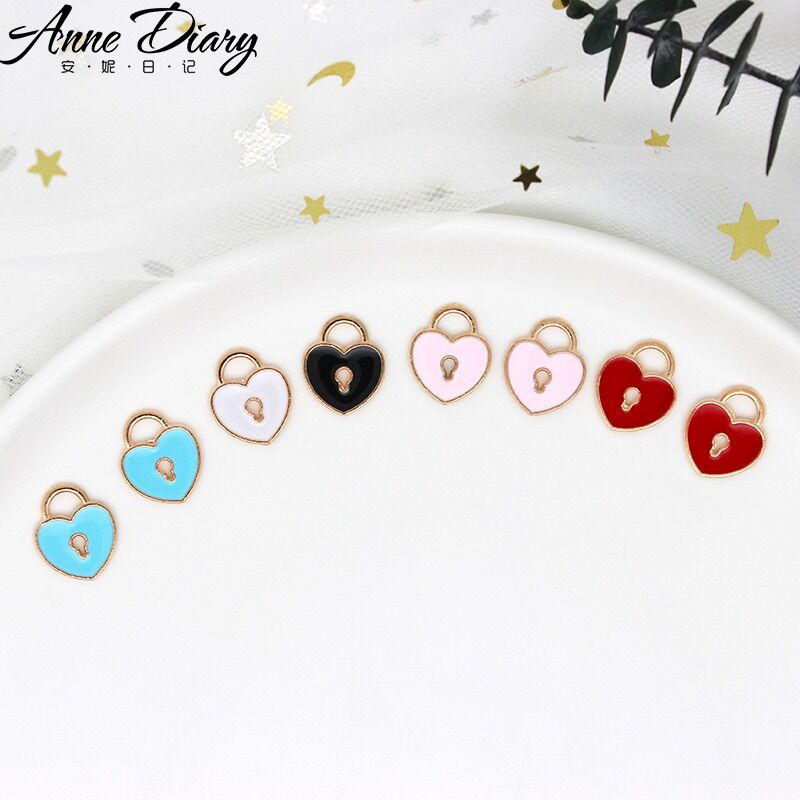 Charm ổ khoá trái tim