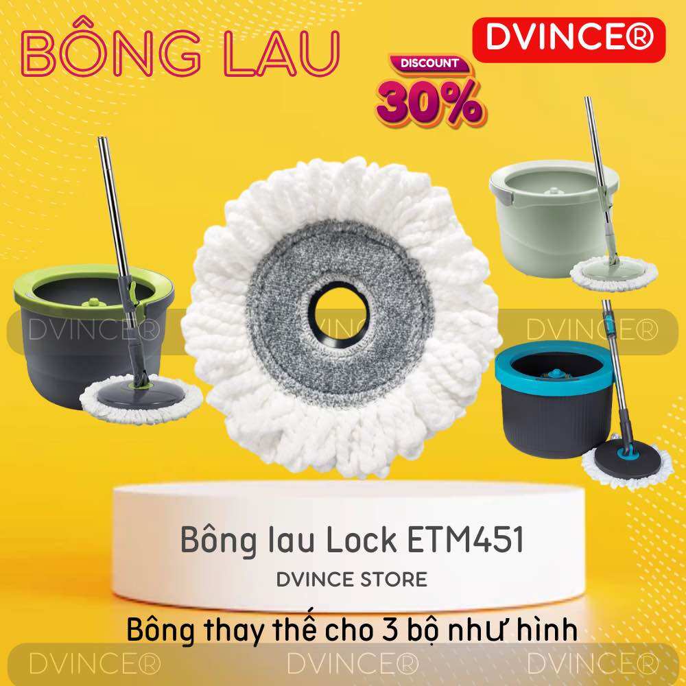 Bông Lau Thay Thế Của Bộ Lau Nhà LOCK ETM498 | LOCK HPP345