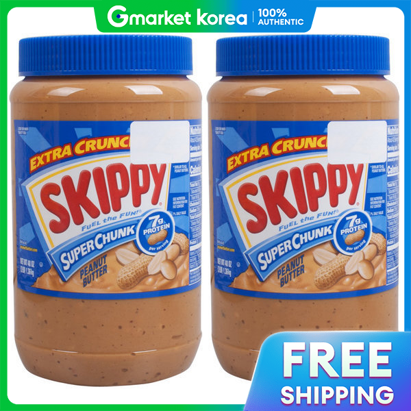 Skippy | Bơ Đậu Phộng Skippy Super Chunk 1.36kg x2