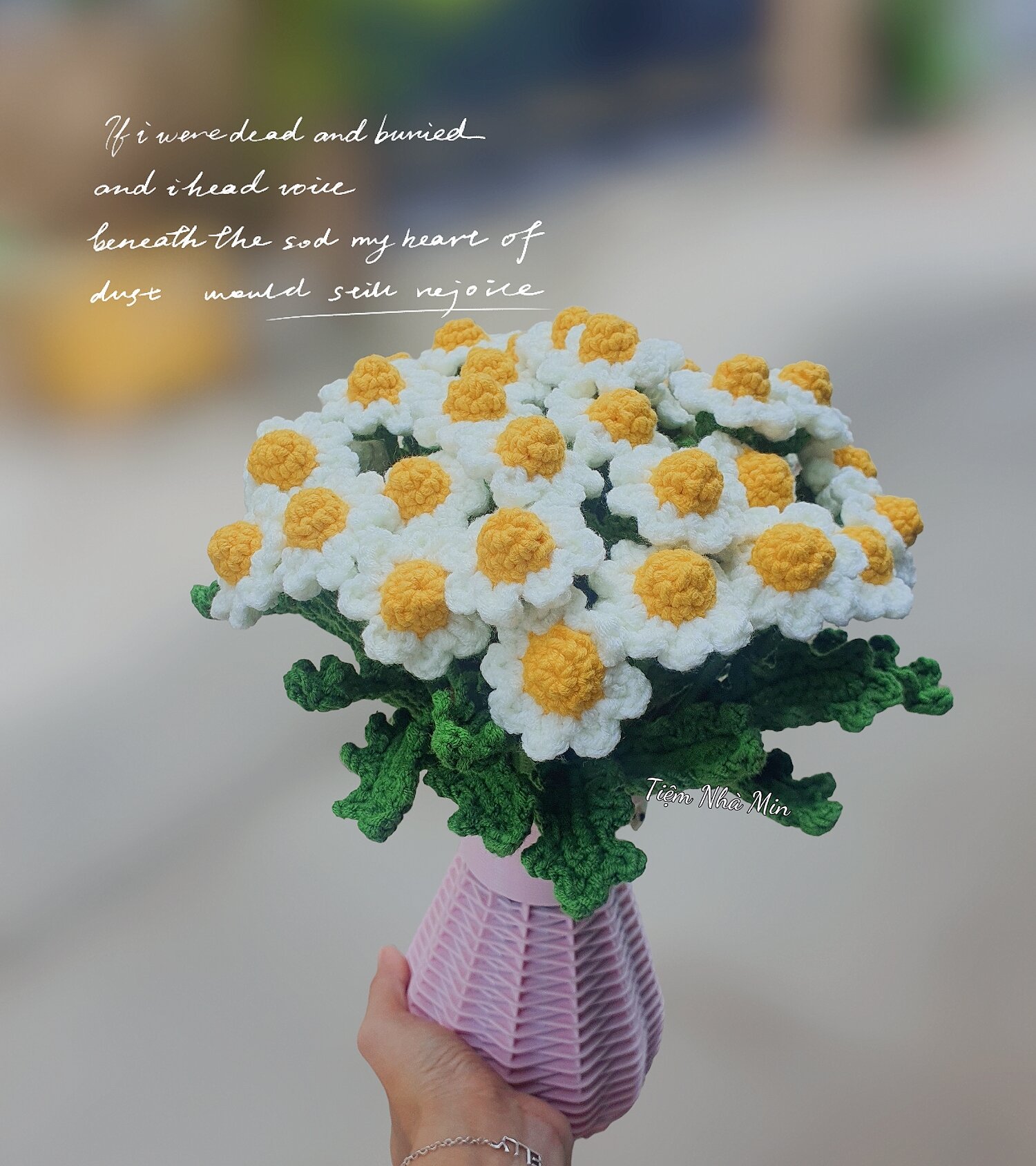Cúc Họa Mi handmade bằng len - Chrysanthemum Crochet