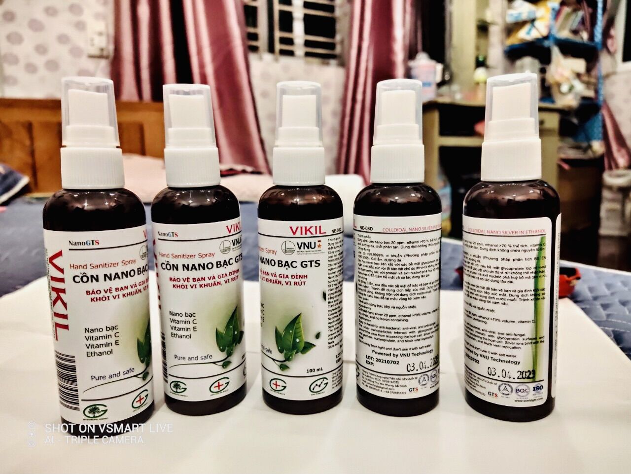 SÁT KHUẨN NANO BẠC 100ml ( Mua 10 tặng 1 )