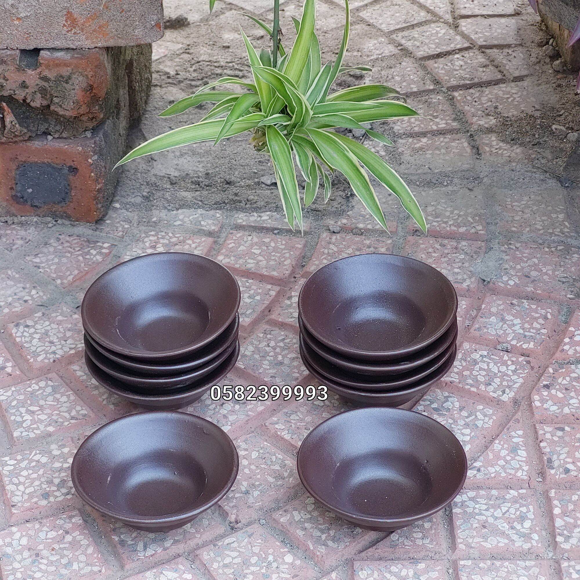 Set 10 bát uống rựu dáng cổ