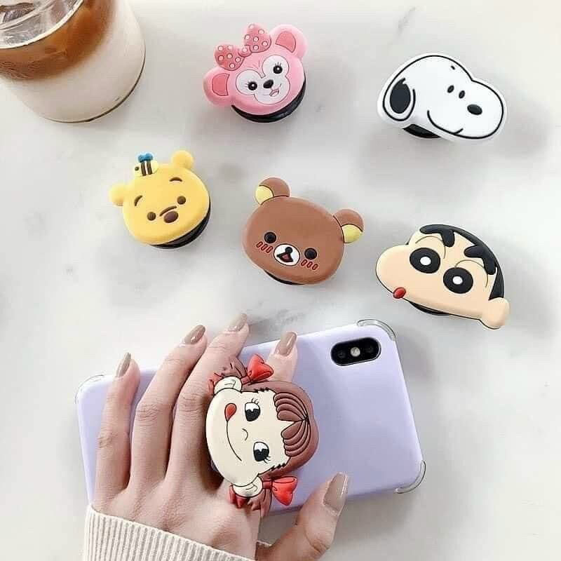 Pop dán điện thoại, giá đỡ điện thoại cute, popsocket