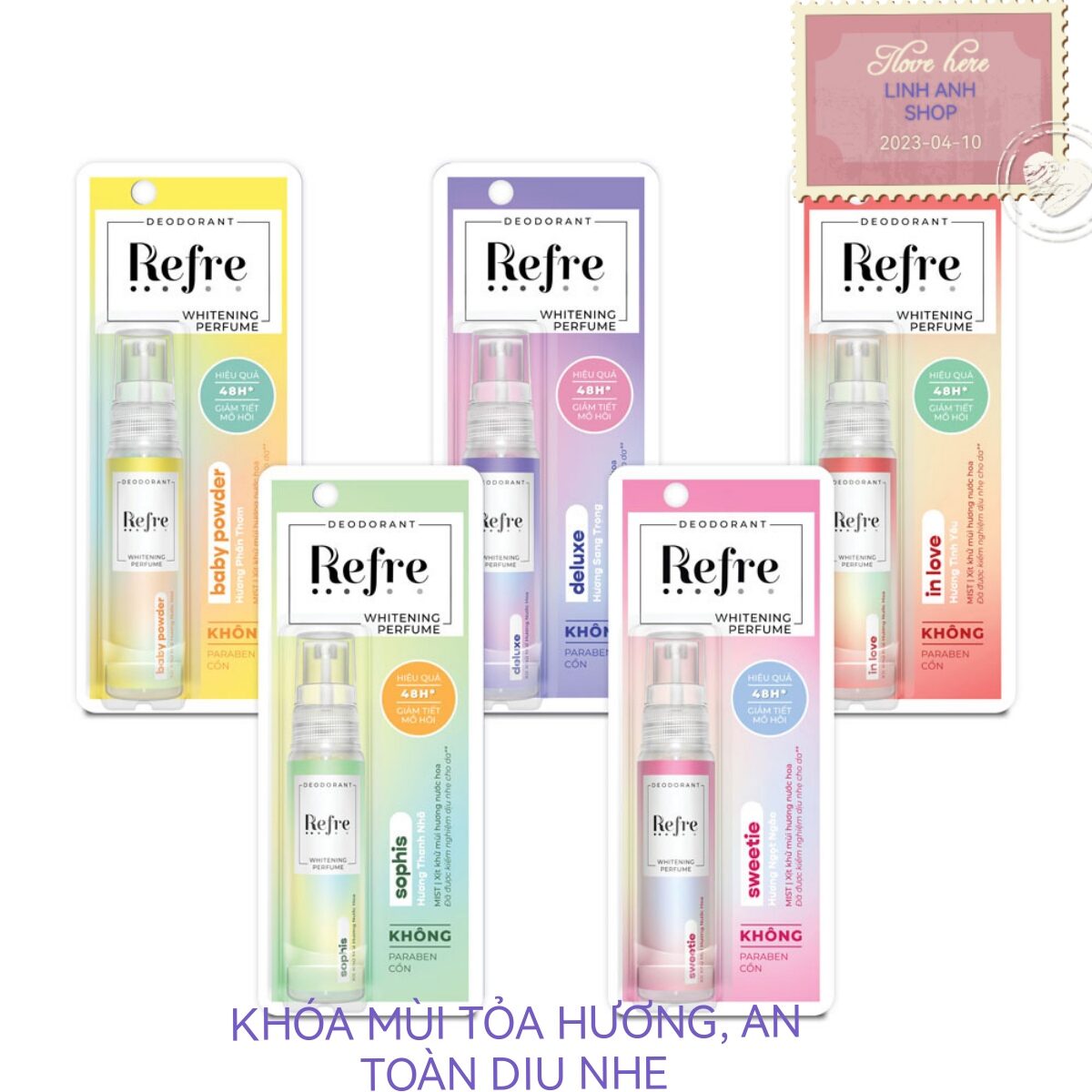 Xịt Khử mùi Refre Hương Nước hoa 30ml